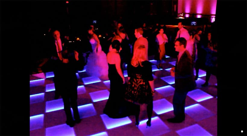 led dance floor